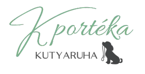 Kportéka kutyaruha logo